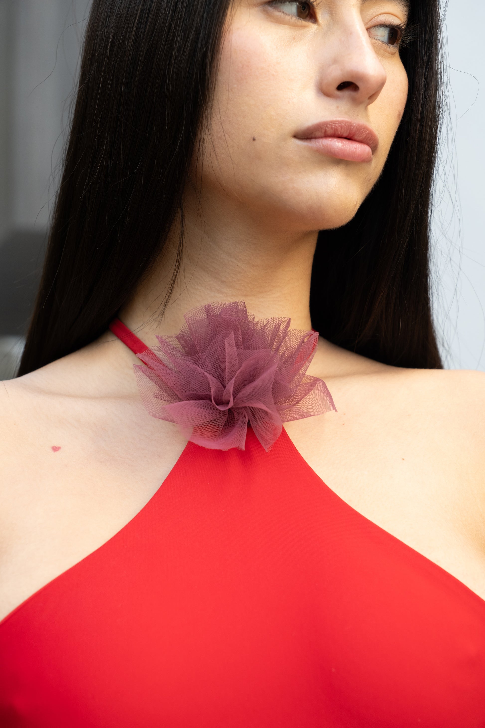 Luxury Red Wine Swimsuit by Besson Barcelona - Celine Collection